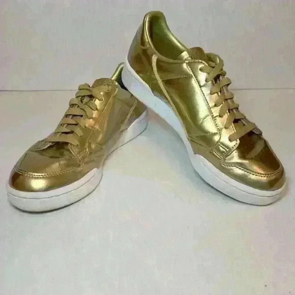 ADIDAS Continental 80 Shoe Metallic With Retro Fitness Style Womens Size 8.5 - Picture 2 of 12